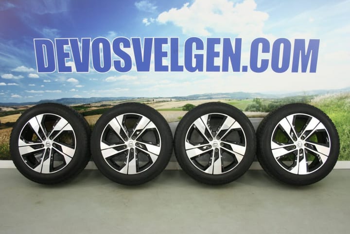 Volvo 18 inch 5-spaaks Black DC velgen + Winterbanden -PERFECT- V60CC | Cross Country
