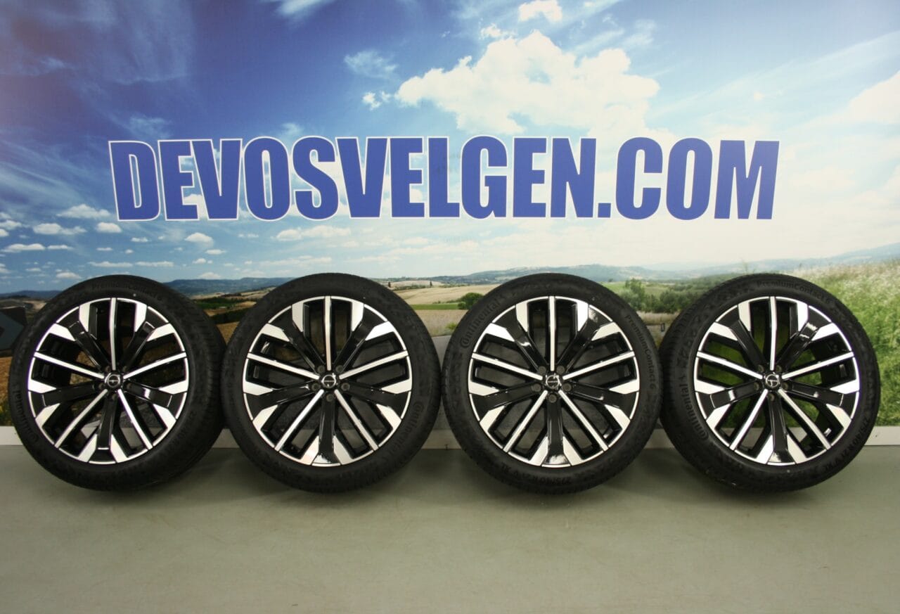 Volvo 21 inch 5-Multispaak velgen + Zomerbanden -NIEUWSTAAT- XC90 | Recharge | T8