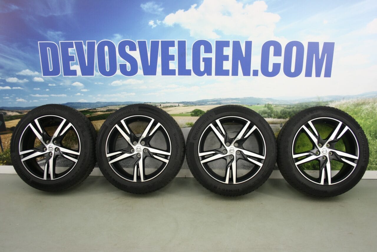 Volvo 19 inch R-Design velgen + Continental Winterbanden -NIEUWSTAAT- XC40 | V90CC
