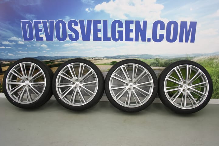 Volvo 21 inch 10-Spaaks Zilver velgen + Zomerbanden NIEUW V90 | S90