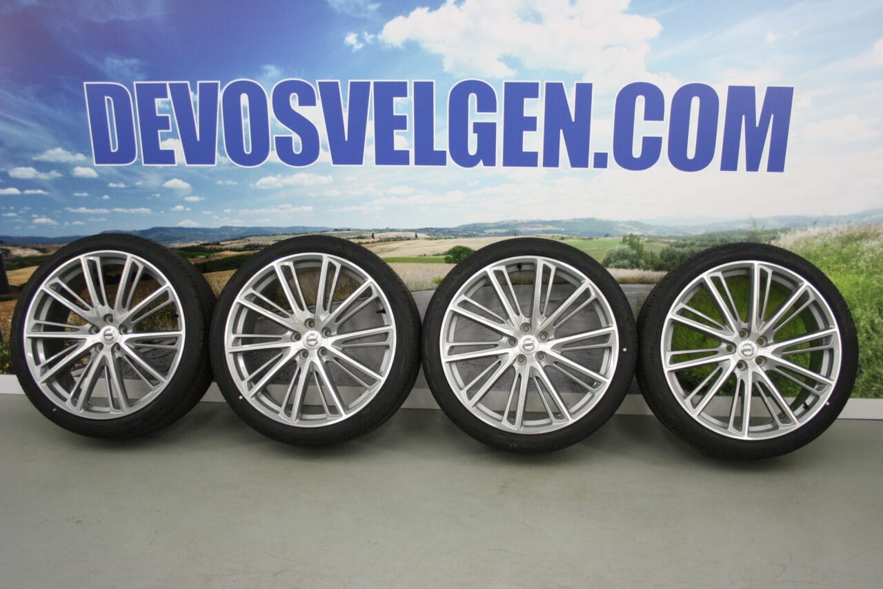 Volvo 21 inch 10-Spaaks Zilver velgen + Zomerbanden NIEUW V90 | S90