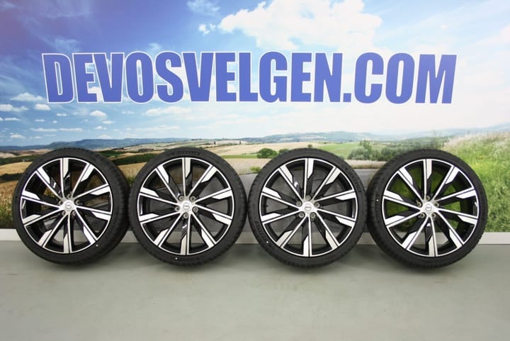 Volvo 20 inch 10-Spaaks Turbine Black velgen + Zomerbanden NIEUW V60II / S60III