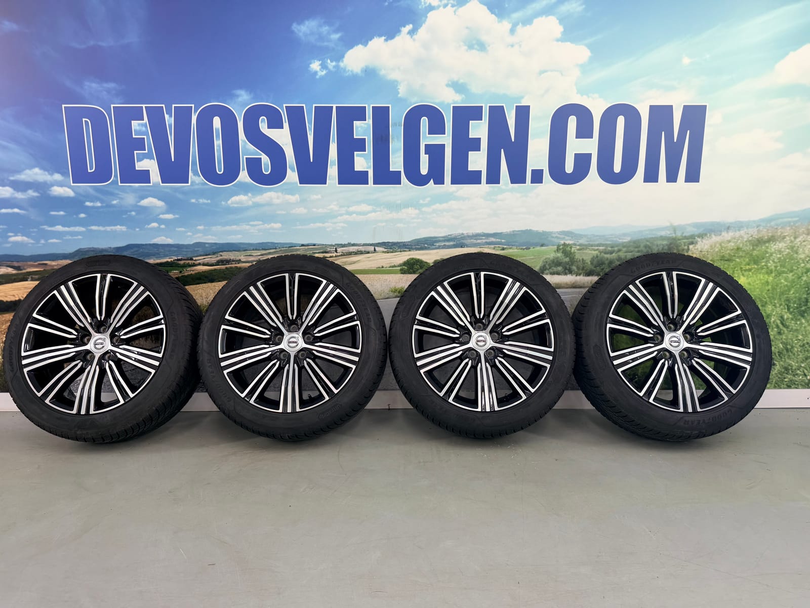 Volvo 18 inch 10-Multispaak velgen + Winterbanden V60 | S60 | Recharge
